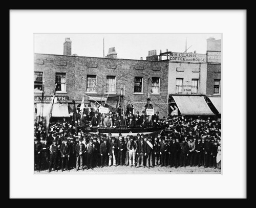 London Dock Strike, 1889 by English Photographer