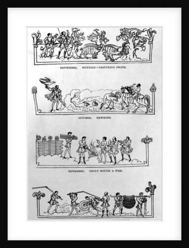 September, October, November and December by School English