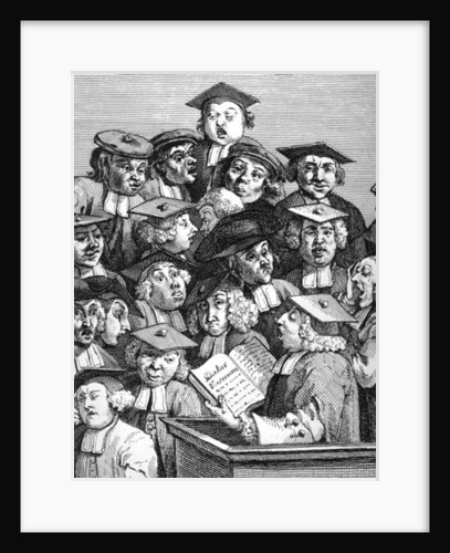 Scholars at a Lecture, 20th January 1736-37 by William Hogarth