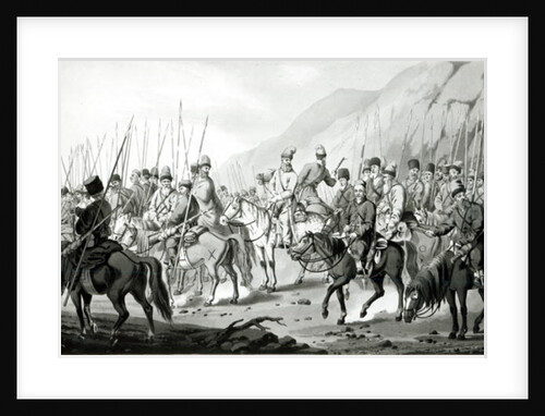 Different Tribes of Russian Cossacks in Marching Order, 1813 by Peter von Hess