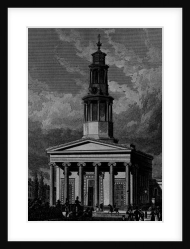 St. Pancrass Church, West Front by Thomas Hosmer Shepherd