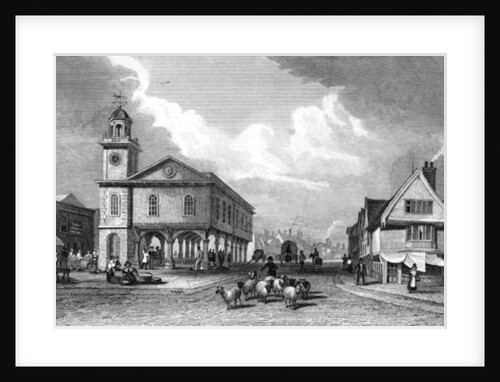 View of Faversham, Kent, 1832 by Thomas Mann Baynes