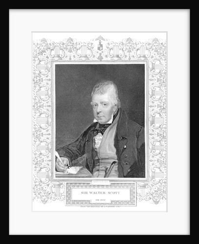 Portrait of Walter Scott by Henry Thomas Ryall