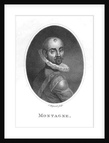 Portrait of Michel de Montaigne by James the Elder Hopwood