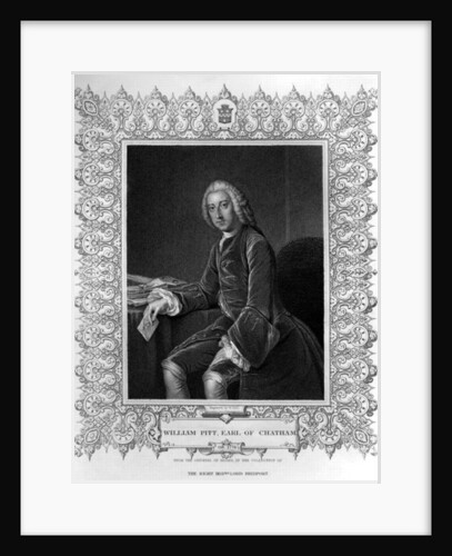 Portrait of William Pitt, 1st Earl of Chatham by William of Bath (after) Hoare