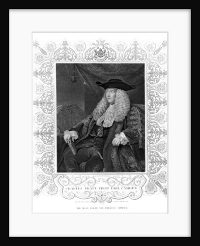 Portrait of Charles Pratt, 1st Earl Camden by School English
