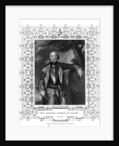 Portrait of John Manners, Marquis of Granby by School English