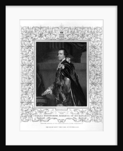 Portrait of Charles Wentworth, Marquis of Rockingham by W.T. Mote