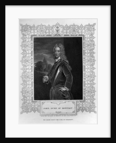 Portrait of John Duke of Montagu by School English