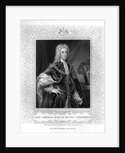 Portrait of John Campbell, Duke of Argyll and Greenwich by School English