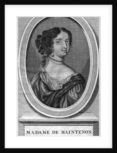 Portrait of Madame de Maintenon by School English