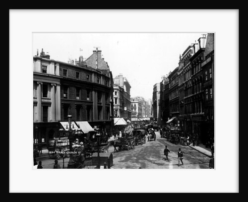 Gracechurch Street, London, c.1890 by English Photographer