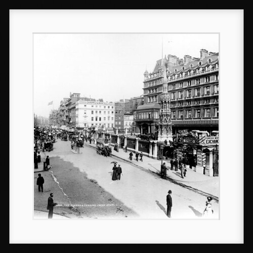 The Strand and Charing Cross Station, London, c.1890 by English Photographer