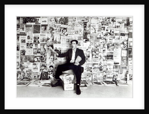 Newspaper salesman, c.1960 by English Photographer