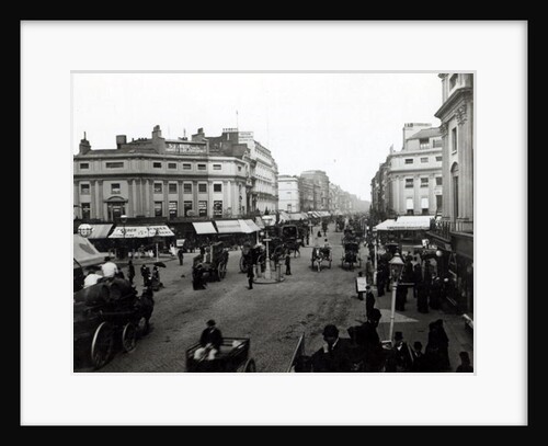 View down Oxford Street, London, c.1890 by English Photographer
