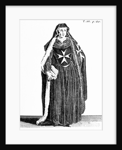 Canoness of the Order of St. John of Jerusalem during the Rhodian period by French School