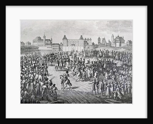 Triumphant Entry of the French into Warsaw, 28th November 1806 by Pierre Adrien Le Beau