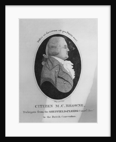 Citizen M.C.Browne, 1794 by John Kay
