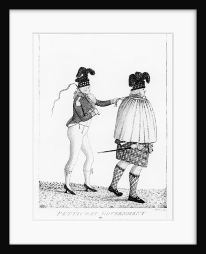 Petticoat Government, or the Gray mare is the Better Horse, 1795 by John Kay