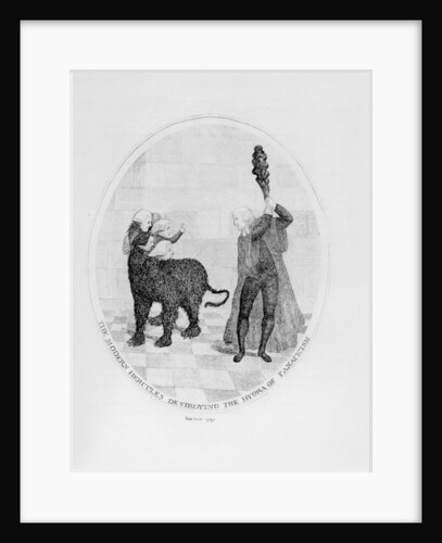 The Modern Hercules destroying the Hydra of Fanatacism, 1789 by John Kay