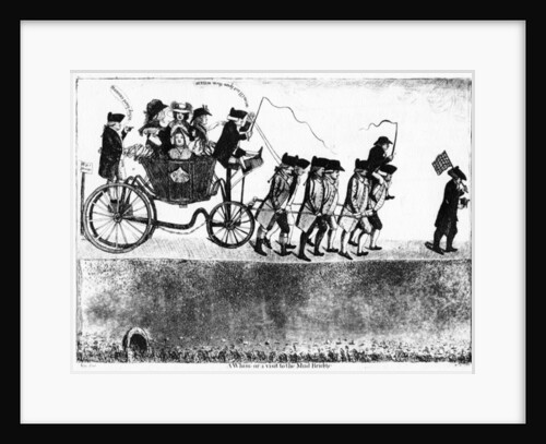 A Whim or a visit to the Mud Bridge, 1786 by John Kay