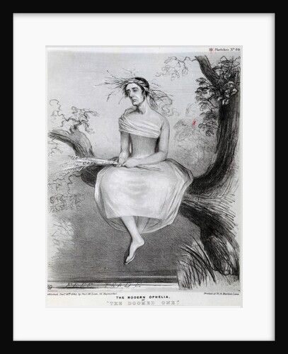 The modern Ophelia, or 'The Doomed one', 1845 by Richard Doyle