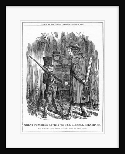 Great Poaching Affray on the Liberal Preserves, 1859 by English School