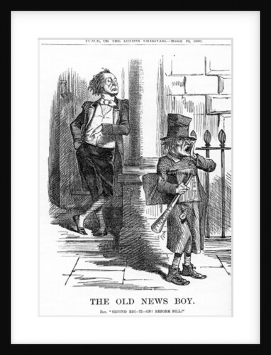 The Old News Boy, 1860 by English School