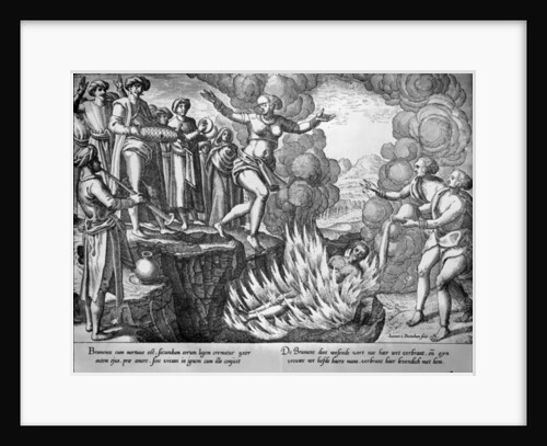 Sati, 1580-90 by Johannes Baptista van the Younger Doetechum