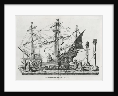 Triumphal vessel in the Funeral Procession of Emperor Charles V, 1559 by Jan van & Doetechum Lucas van (d.1584)& Bol Hans (1534-93) Doetechum the elder