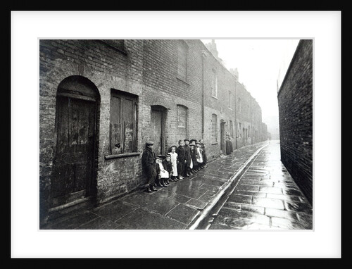 London Slums, c.1900 by English Photographer