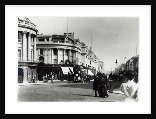 Regent Street, London, c.1900 by English Photographer