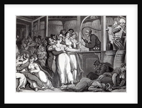 Illustration from 'The English Dance of Death' by William Combe, 1815 by Thomas Rowlandson
