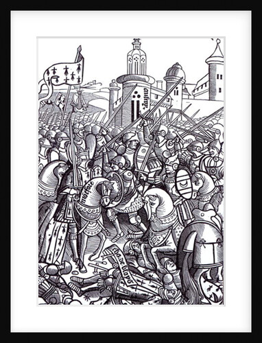 The Battle of Auray by French School