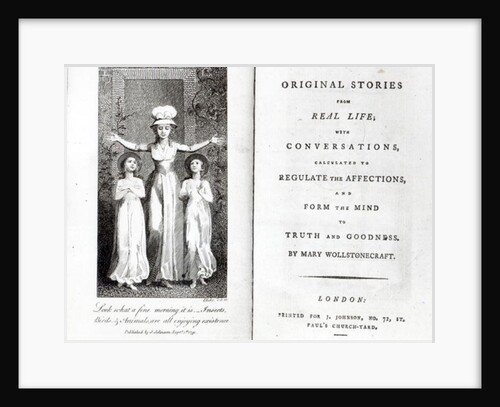 Frontispiece to 'Original Stories from Real Life' by Mary Wollstonecraft, 1791 by William Blake