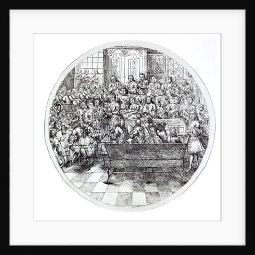 Handel conducting an oratorio, c.1740 by English School