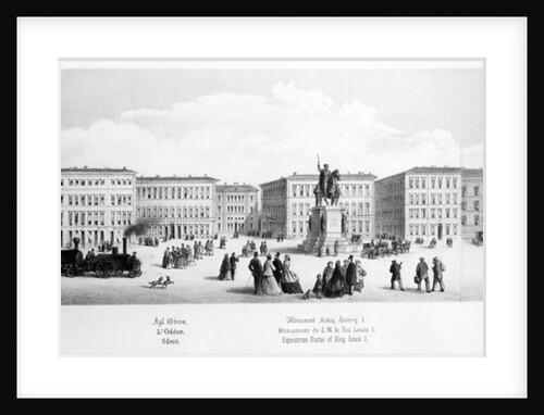 View of Munich, 1869 by German School