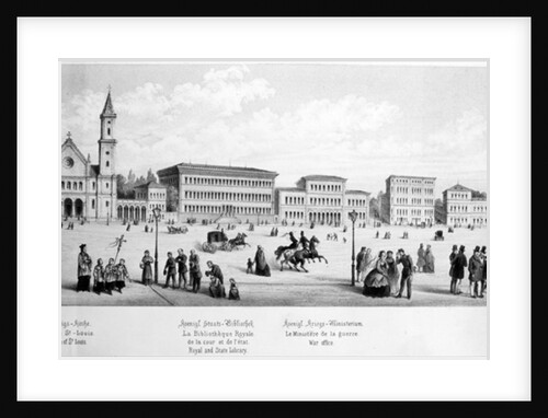 View of Munich, 1869 by German School