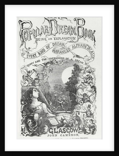 The Popular Dream Book, titlepage, c.1883 by Anonymous