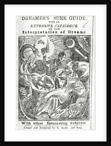 The Dreamer's Sure Guide, 1876 by English School