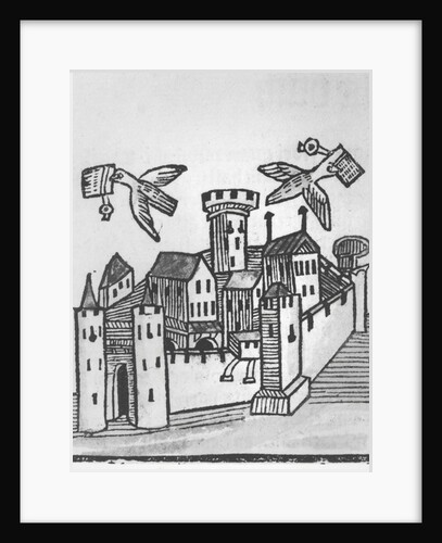 Pigeon Post, 1481 by German School
