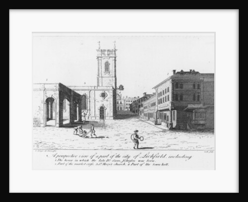 Lichfield, the birthplace of Dr Johnson by English School