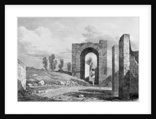 The Nola Gate, 1828 by James Duffield Harding