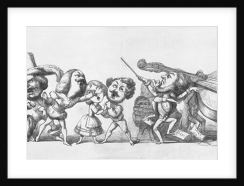 Italian visitors to the Great Exhibition, 1851 by Richard Doyle