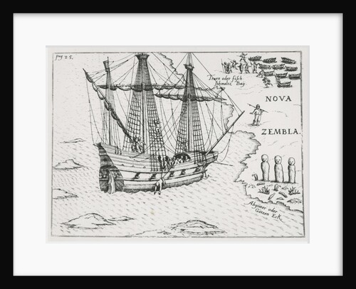 Barents' ship at Nova Zembla, 1598 by Dutch School