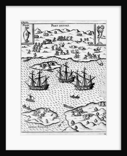 Port Desire, 1626 by German School