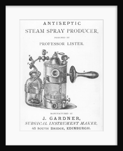 Lister's steam spray by English School