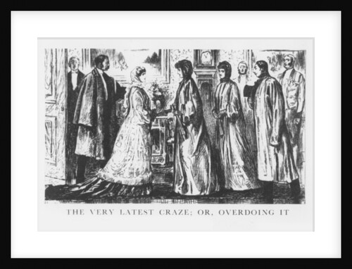 The Very Latest Craze; or, Overdoing it, 1883 by George Du Maurier