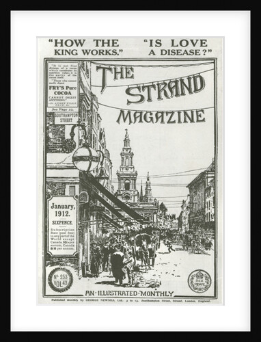 Cover of The Strand Magazine, 1912 by George Charles Haite