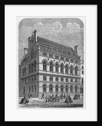 St Giles' Schools Endell Street, 1860 by English School